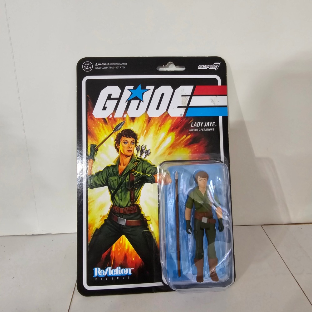 Super7 GI Joe ReAction Figure Lady Jaye Covert Operations 3.75in Action Figure